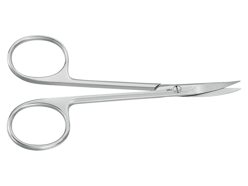 AESCULAP IRIDECTOMY AND LIGATURES SCISSORS - CURVED - SHARP/SHARP - 11 CM - BC111R