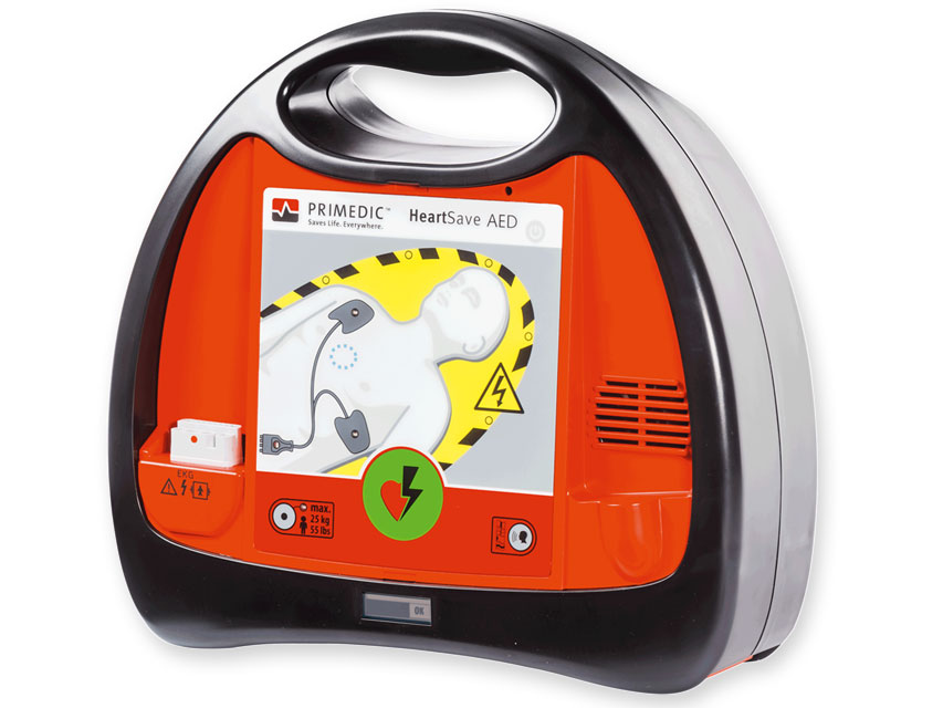 PRIMEDIC HEART SAVE AED - DEFIBRILLATOR WITH LITHIUM BATTERY - IT/FR/DE/PL