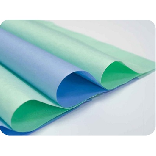 KREPPAPĪRS ZILĀ KRĀSA, 75X75CM, 250GAB.