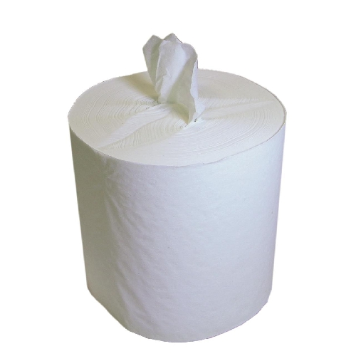 Roku dvieļi ruļļos bez serdes, 20cmx180m, balti, 1 slānis N1 (kastē 12)