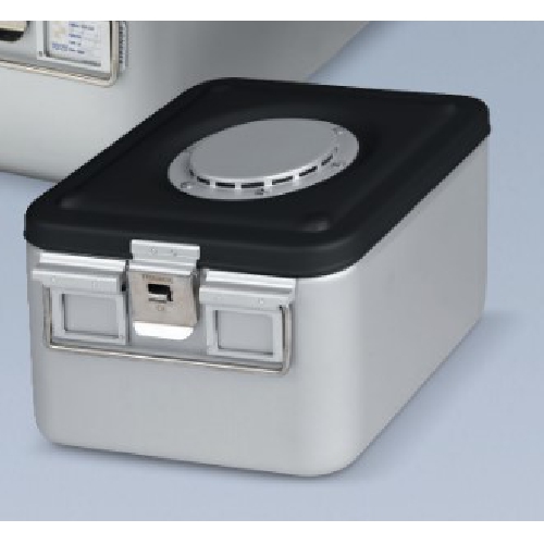 Alumīnija konteineris ar 1 vārstu 58x27x15.5 melns