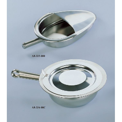 Nerūsējošā tērauda šīberis (apaļš) ar vāku