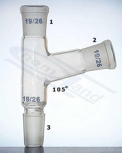 uztvērēja adapteris ar vienu pusi leņķī 105 NS 3x29/32 CHEMLAND