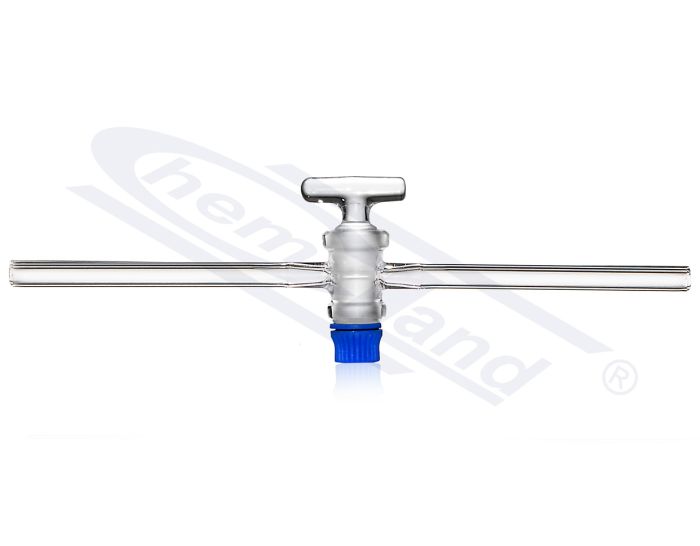 Stopkrāns stikla, caurums 2,5, atslēga 15,5, caurule 8mm, CHEMLAND NEW LINE