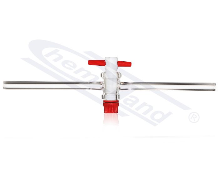 aizbīdnis PTFE, caurums 2,5 atslēga 12,5, caurule 8mm CHEMLAND NEW LINE