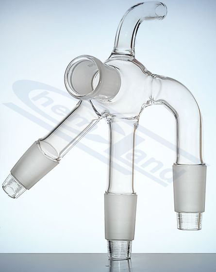 uztvērēja adapteris ar vairākkārtēju savienojumu NS 19/26 ar skrūvju vītni PP