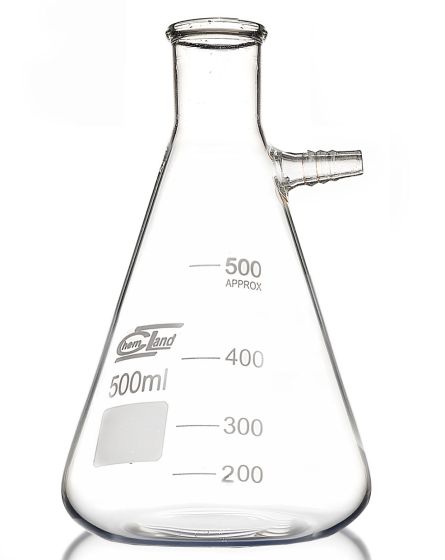 vakuuma kolba ar stikla savienojuma vāciņu. 05000ml
