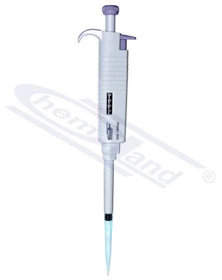vienkanāla regulējama tilpuma pipete 2-20 ul pilnībā autoklāvējama