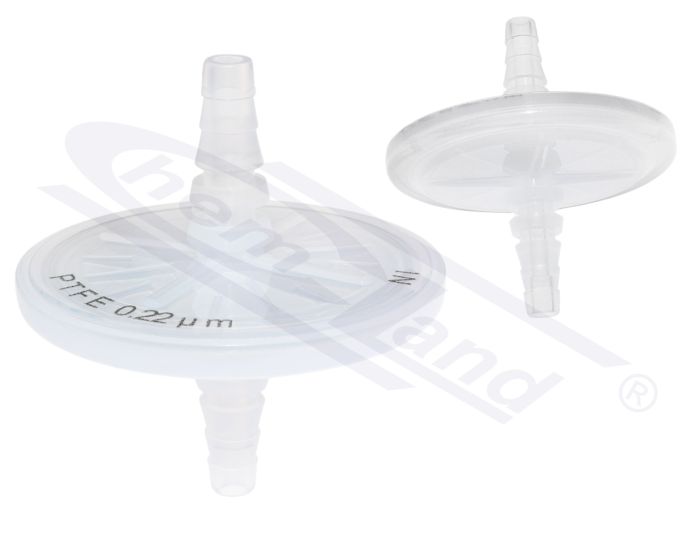 Gāzes filtrs 50 mm, poras 0,45um Hidrofobizēts