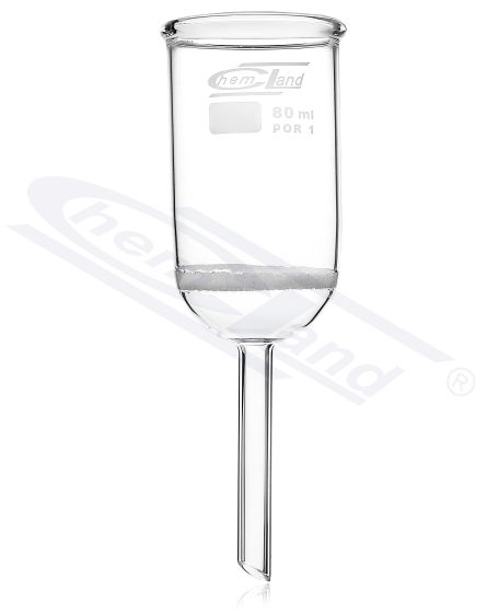 piltuve filtrēšanai cilindr. saķepināts disks G3 0200ml diametrs. 65 mm