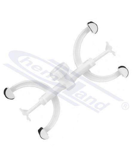 skava biretēm C tipa dubultā - saskaņā ar FISHER