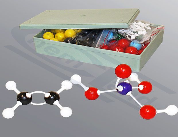 atomu modeļu komplekts - pamatkomplekts mazs