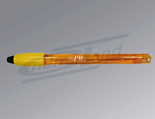 pH elektrods plastmasas 0-14 krāsa oranža