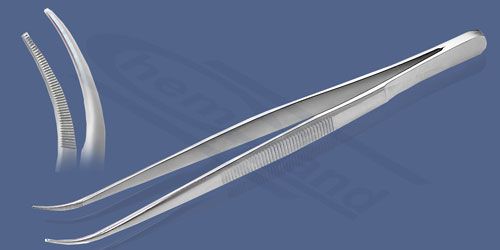 Pārsienamās knaibles asas, izliektas no tērauda 18-8 garums 130 mm