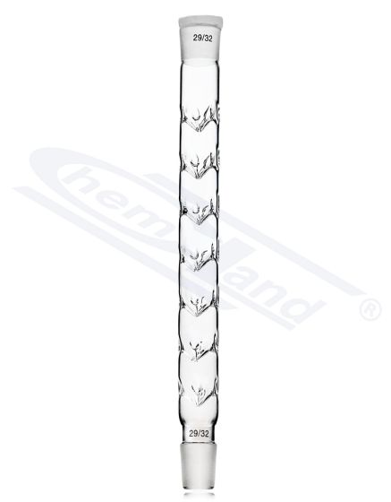 Vigreux kolonnas modelis 1200 efektīvais garums 200 mm, kopējais garums 360 mm, 2 x 29/32Chemland