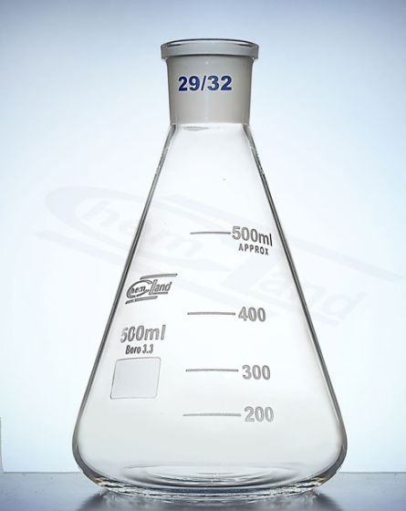 konusveida kolba NS .10/19 vāciņš. 00025ml CHEMLAND