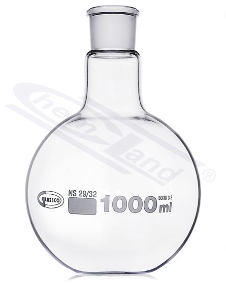 kolba ar plakanu dibenu ISO 00100ml malta 24/29 GLASSCO