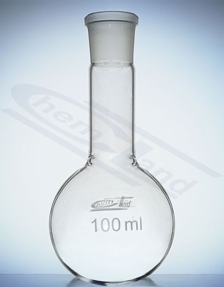 kolba ar apaļu dibenu un garu kaklu 02000ml NS. 29/32