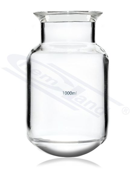 reakcijas kolba cilindriska 1000ml, atloks 100mm