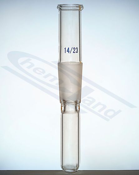 adapteris termometram - stikls ar NS 19/26 garums 100 mm