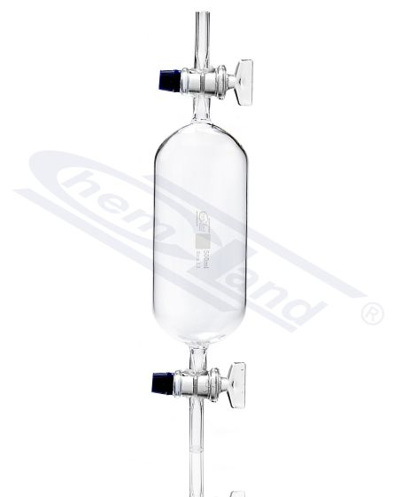 birete gāzei stikla aizbāzni 1000 ml