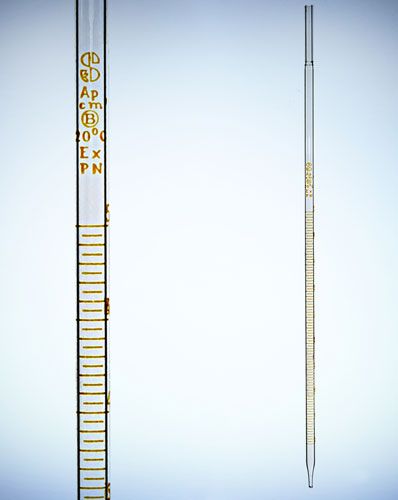 mērīšanas pipete brūna graduācija cl.B10,0ml 0 CHEMLAND