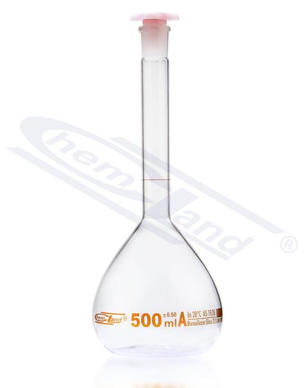 mērkolba CHEMLAND NEW LINE ar sertifikātu cl.A 0020ml brūna skalas ligzda 12/21