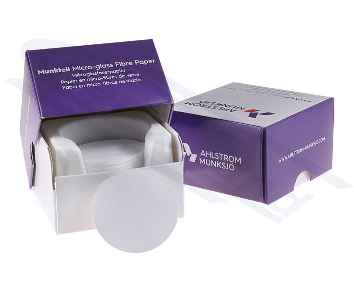 stikla mikrošķiedras filtri MGC 50mm, pkg=100gab.