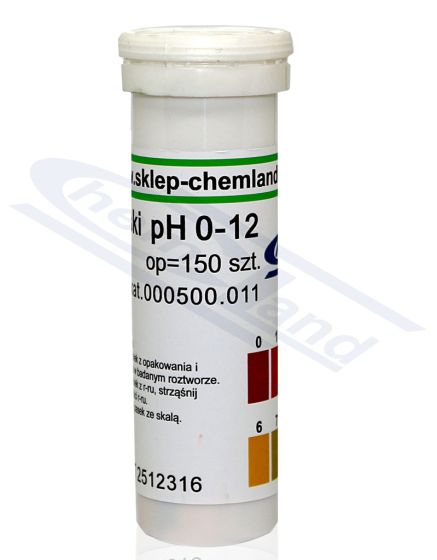 pH sloksnes mēģenē iepakojumā=150gab 0-12 diapazons