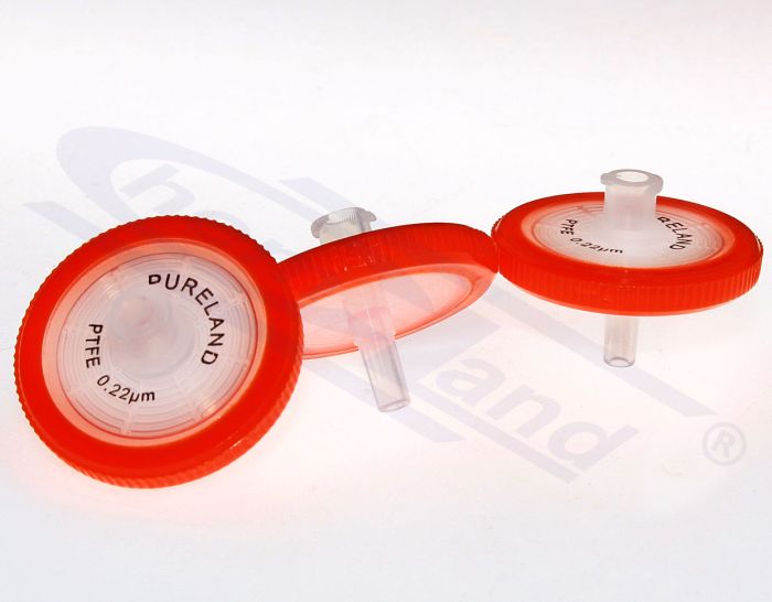 Šļirces filtrs PTFE hidrofobisks 33mm 0,45um 1 gab.