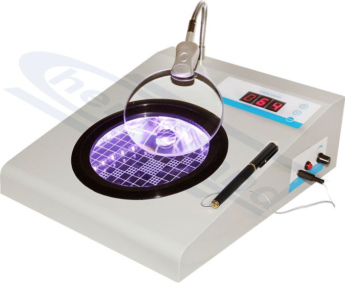 koloniju skaitītājs ar palielināmo stiklu J-3