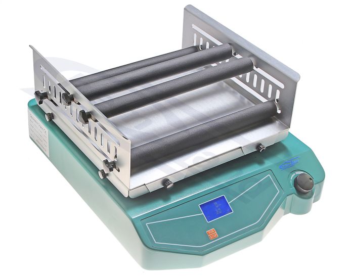 Ciklotrona vibrācijas, maksimālā slodze 5,0 kg, rotācijas ātrums 100-500 RPM, amplitūda 10 mm, taimeris 0-1199min